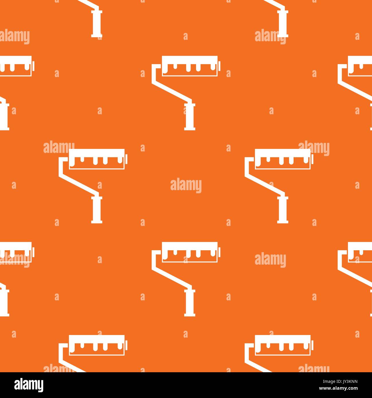 Paint roller with paint pattern seamless Stock Vector Image & Art - Alamy