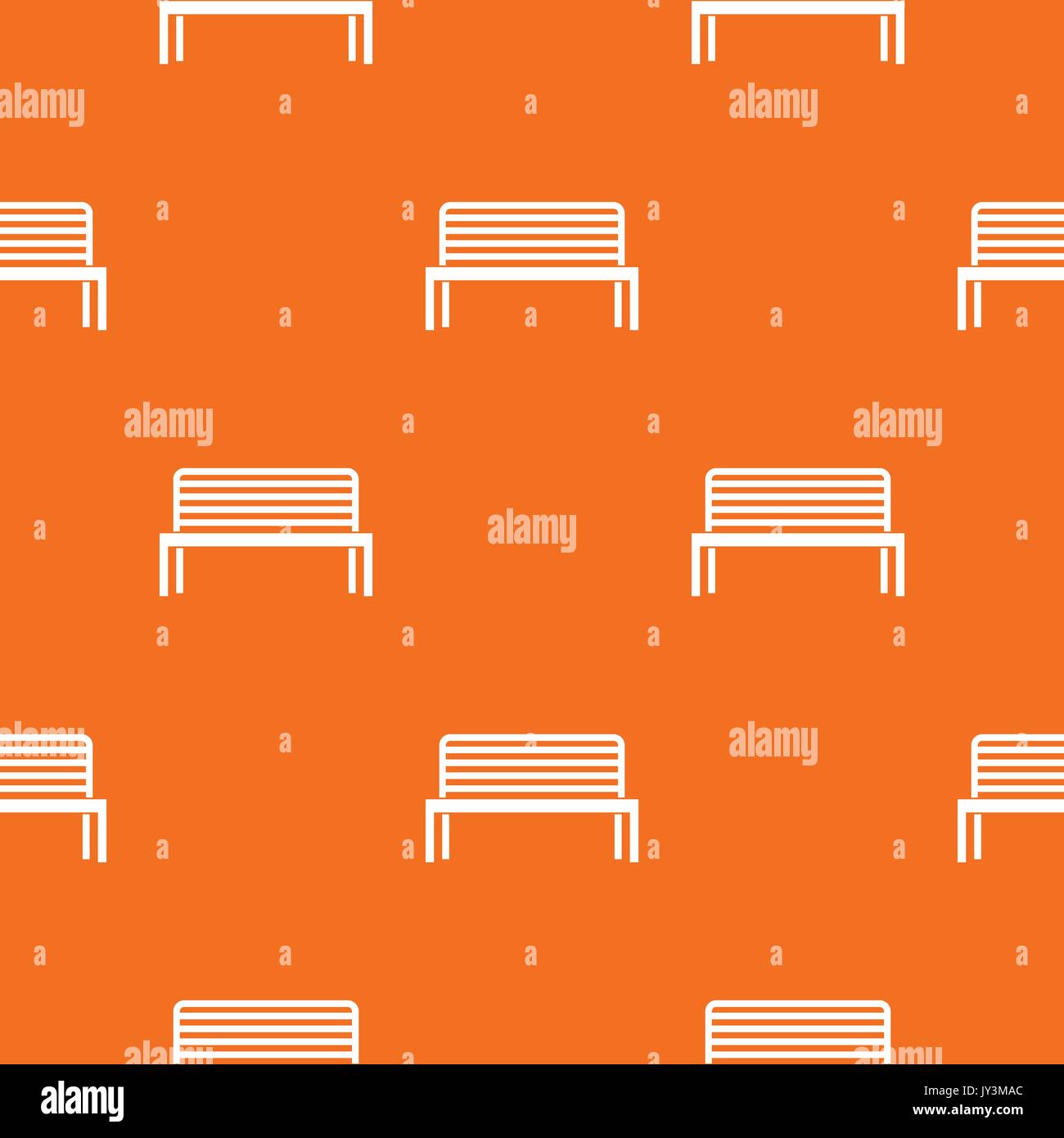 Bench pattern seamless Stock Vector