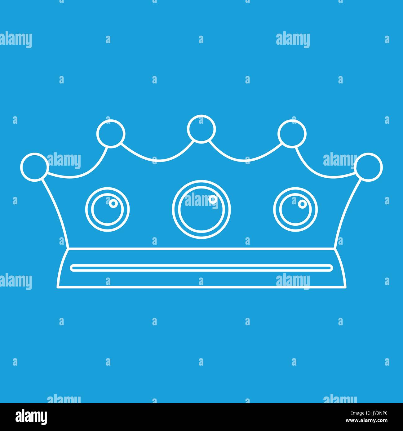 Jewelry crown icon, outline style Stock Vector Image & Art - Alamy