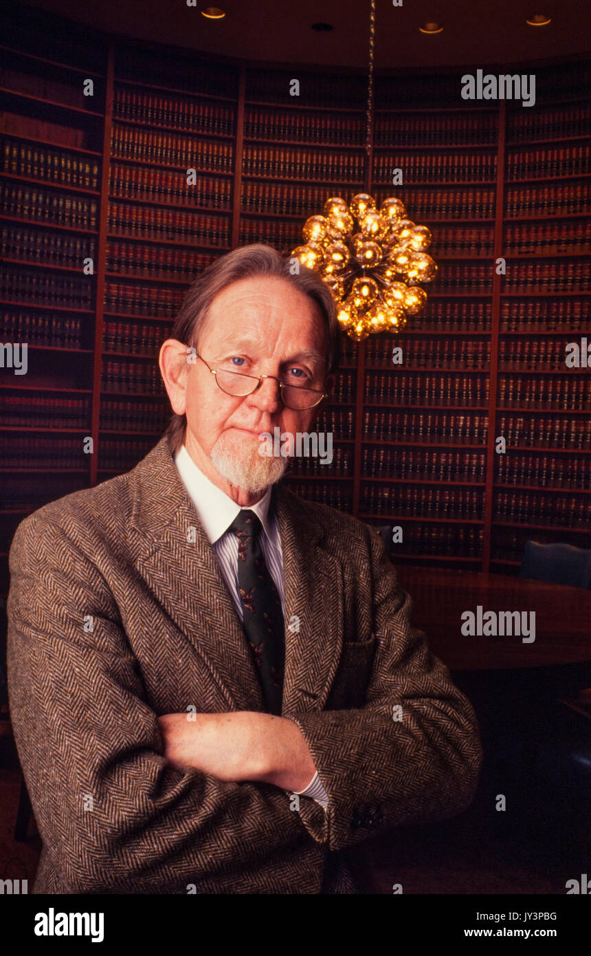 Famed trial attorney Bobby Lee Cook in the law library of his