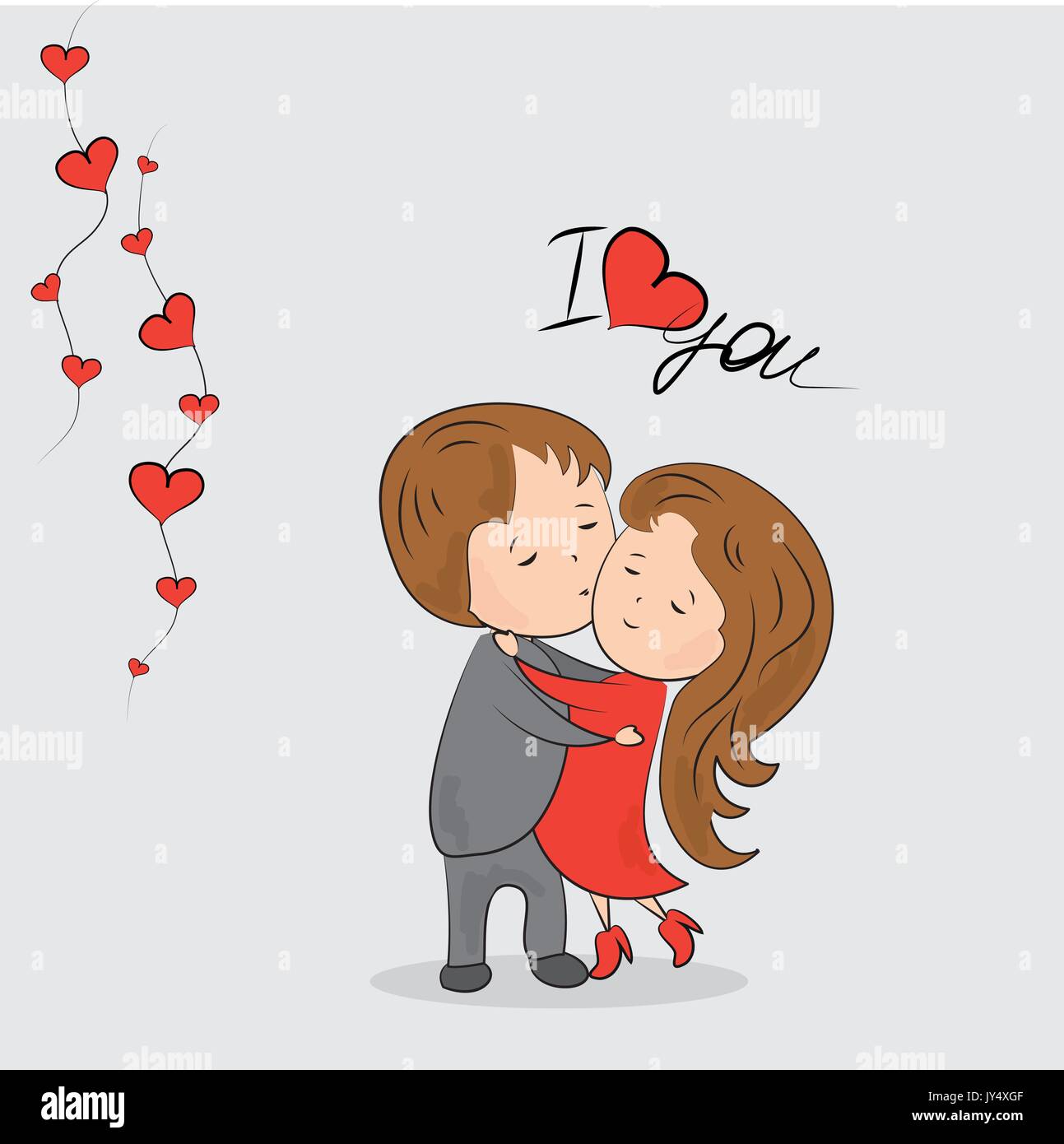 couple romantic vector Stock Vector Image & Art - Alamy