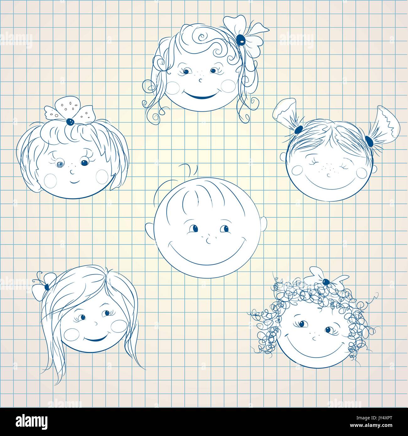 Boys And Girls Faces Seamless Pattern Black And White Sketch Stock Vector Image Art Alamy Boys And Girls Faces Seamless Pattern Black And White Sketch Stock Vector Image Art Alamy
