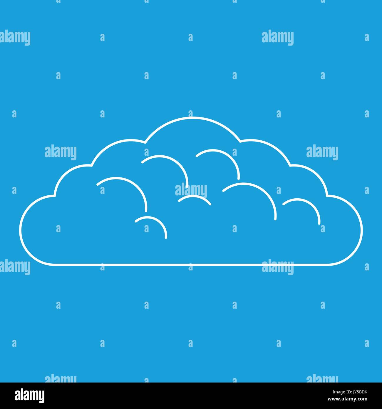 Spring cloud icon, outline style Stock Vector Image & Art - Alamy