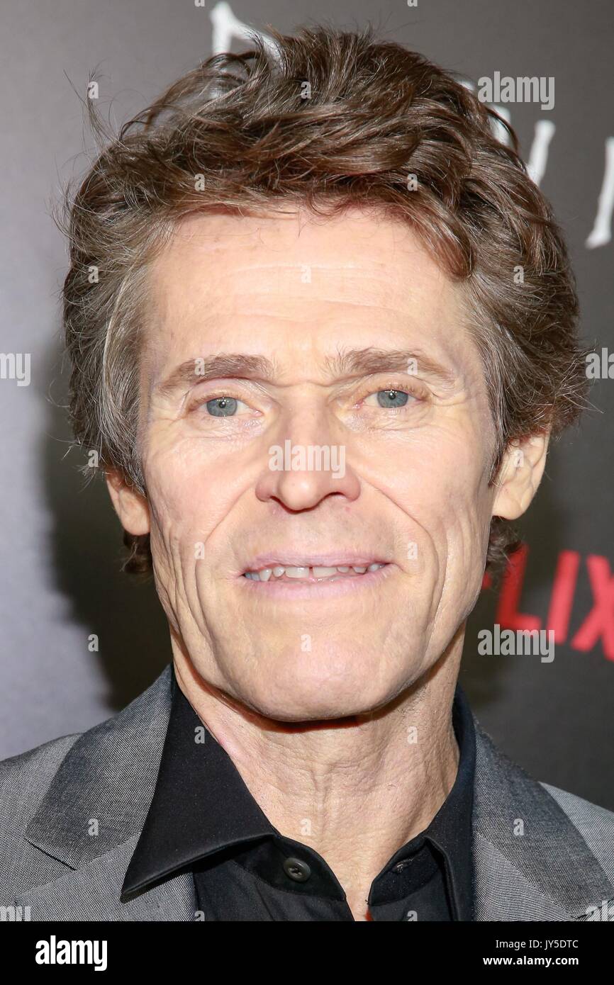 New York, NY, USA. 17th Aug, 2017. Willem Dafoe at arrivals for DEATH ...