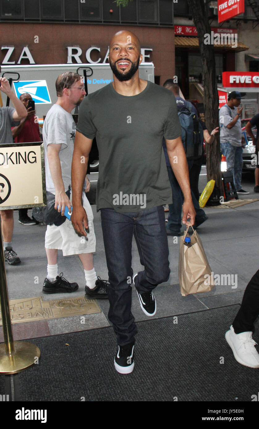 New York, USA. 17th Aug, 2017. Common at Today Show to talk about his ...