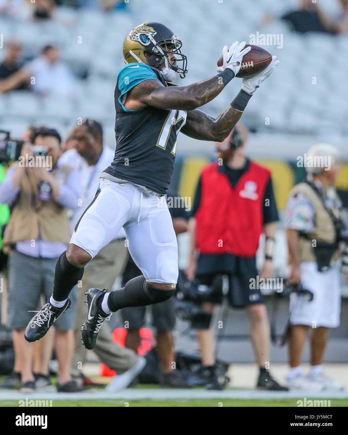 August 17, 2017 Jacksonville Jaguars wide receiver Arrelious Benn (17