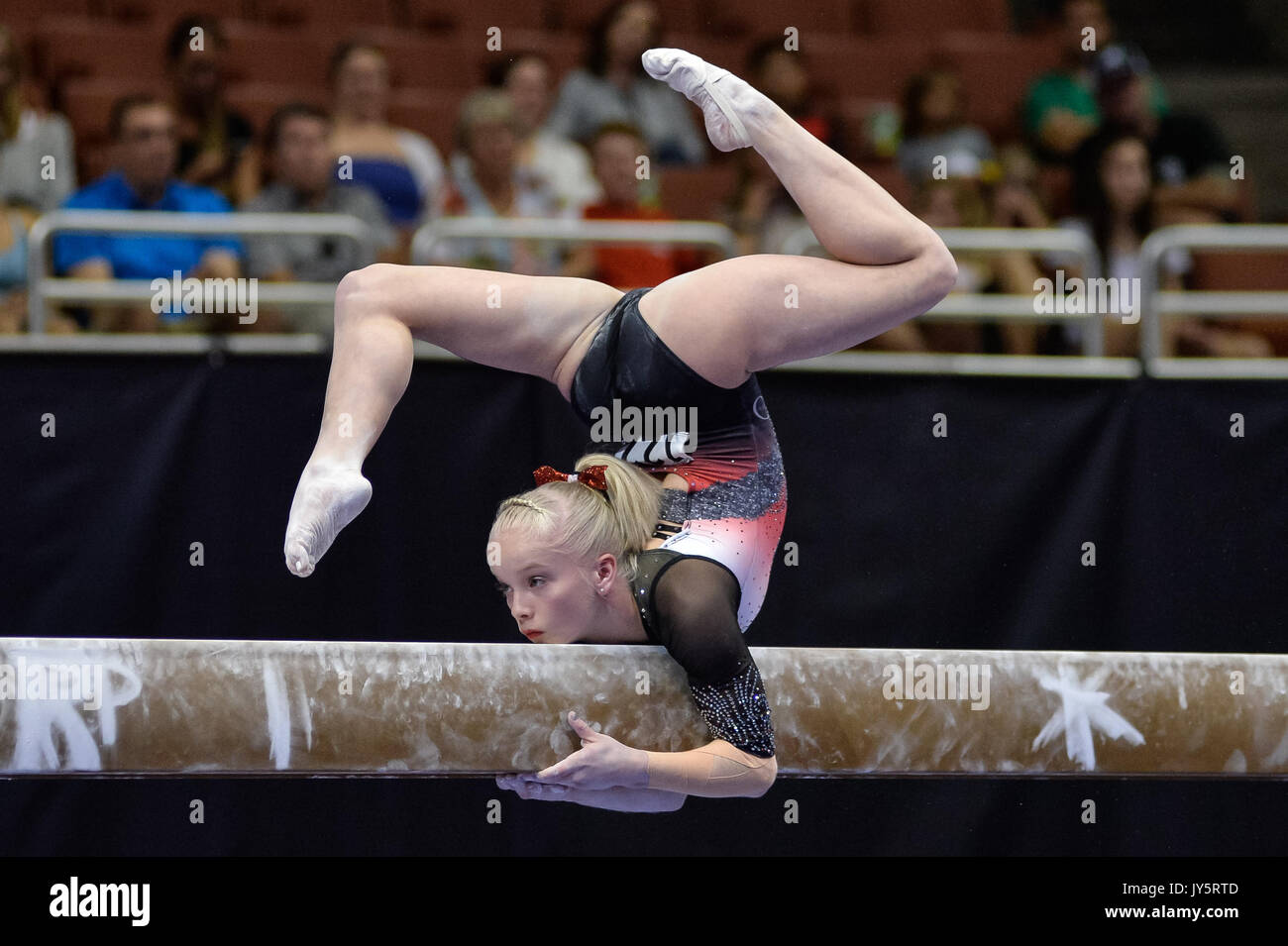 Anaheim, California, USA. 18th Aug, 2017. ABI WALKER competes on the