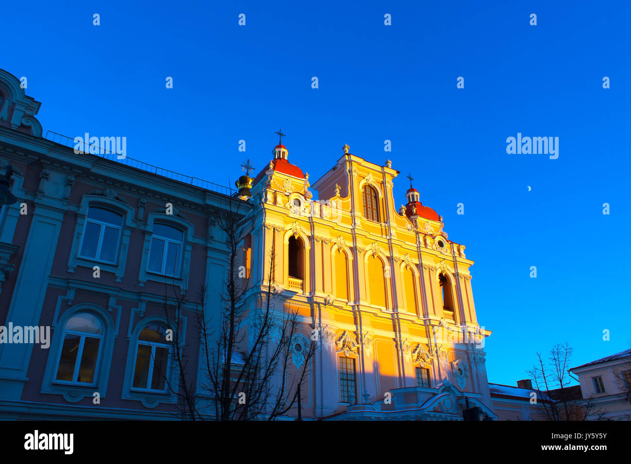 Church of St. Casimir in Vilnius, Lithuania Stock Photo Alamy