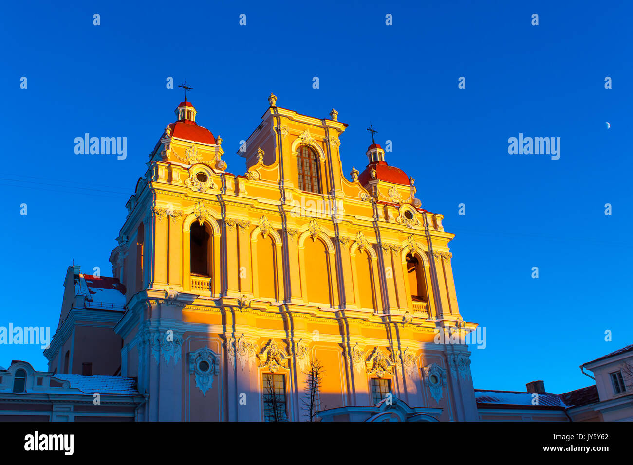 Church of St. Casimir in Vilnius, Lithuania Stock Photo Alamy