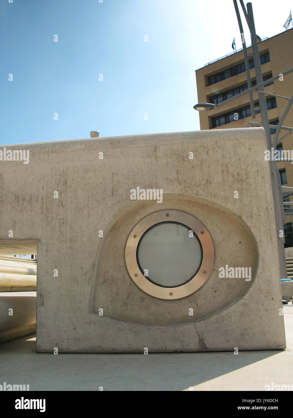 Hafencity art Stock Photo