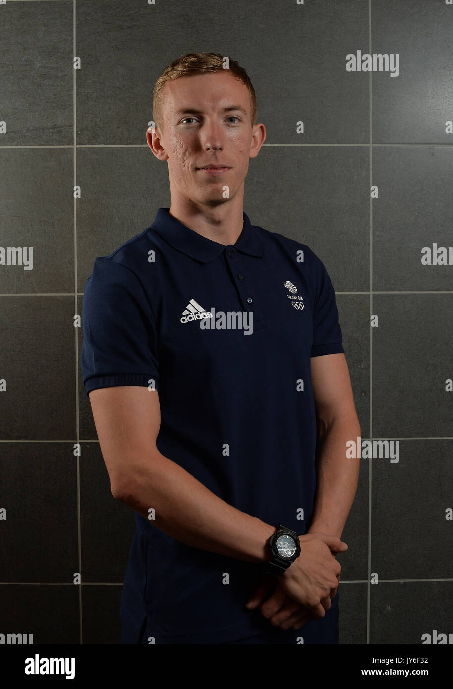 Billy Simms during the PyeongChang 2018 Olympic Winter Games photocall at Heriot Watt University, Oriam. PRESS ASSOCIATION Photo. Picture date: Friday August 18, 2017. Photo credit should read: Mark Runnacles/PA Wire Stock Photo