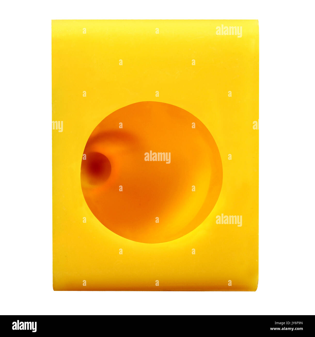 A 'guess what it is', close up image of a pencil sharpener Stock Photo