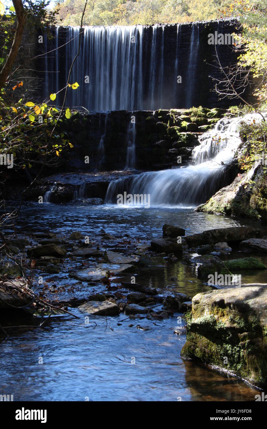 Blanchard Springs Waterfall Stock Photo