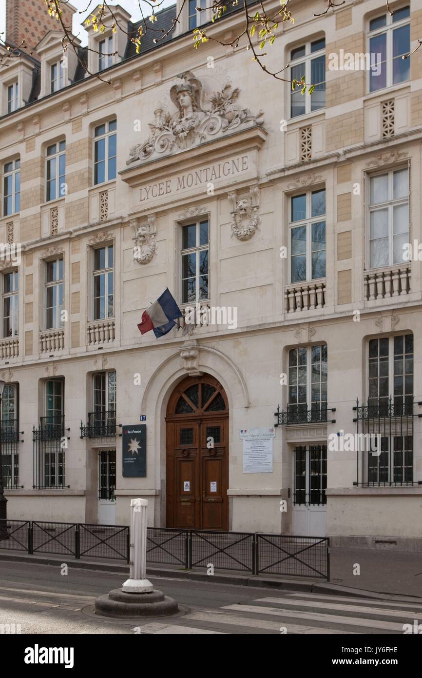 Lycee montaigne hi-res stock photography and images - Alamy