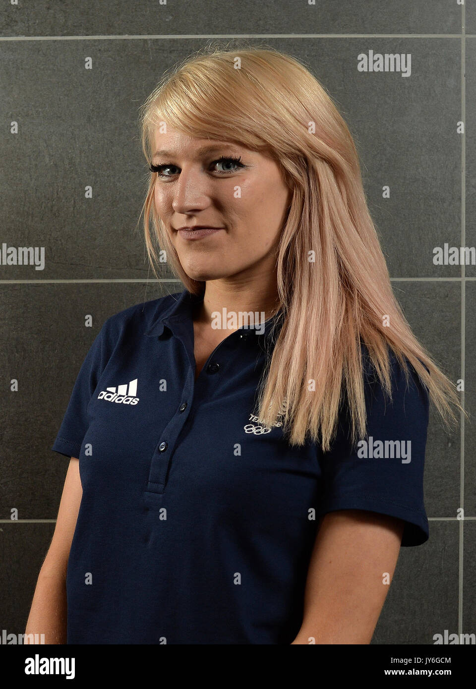 Elise Christie during the PyeongChang 2018 Olympic Winter Games photocall at Heriot Watt University, Oriam. PRESS ASSOCIATION Photo. Picture date: Friday August 18, 2017. Photo credit should read: Mark Runnacles/PA Wire Stock Photo
