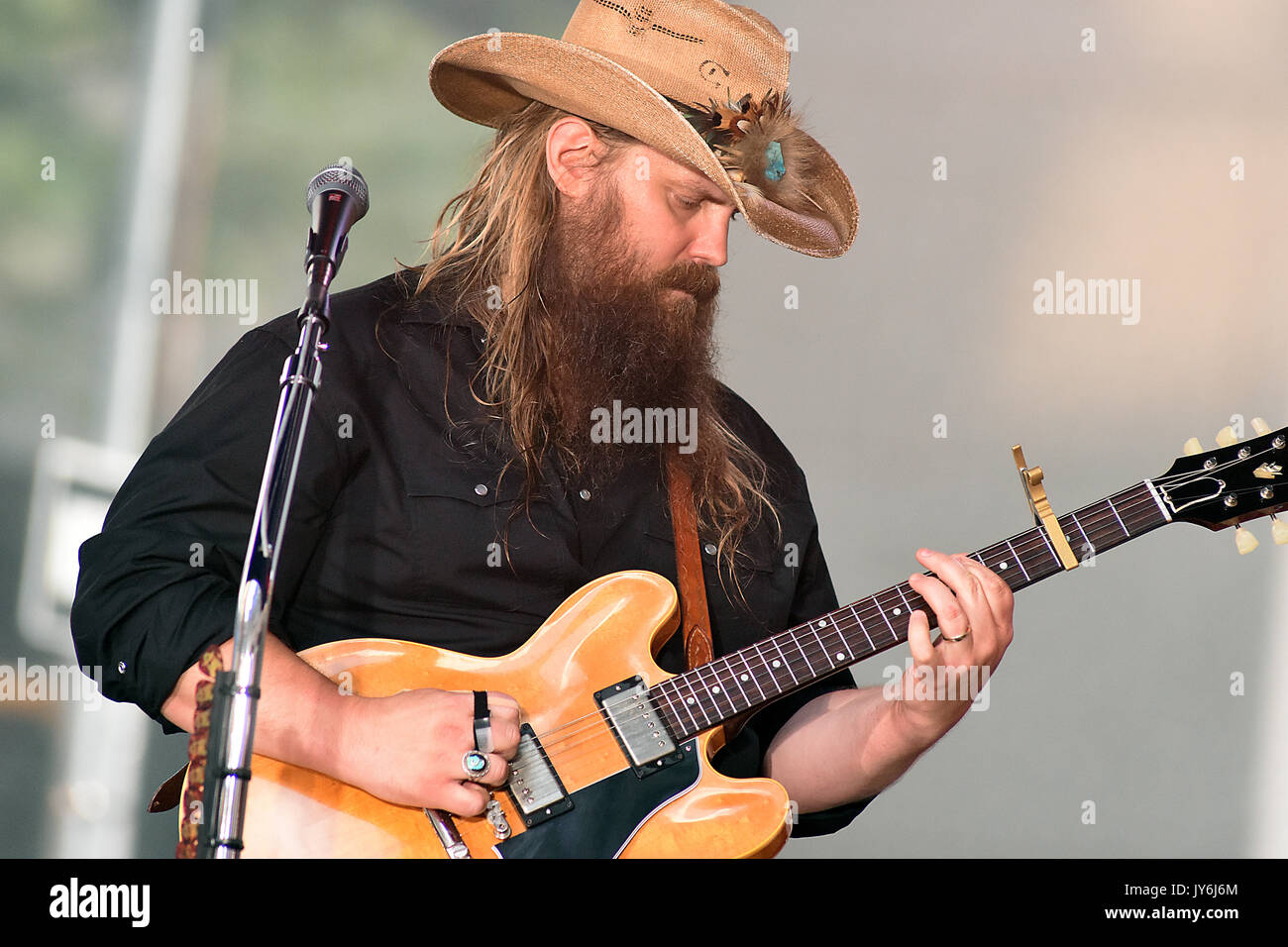Chris Stapleton performing on NBC's 'Today' at Rockefeller Plaza in New ...