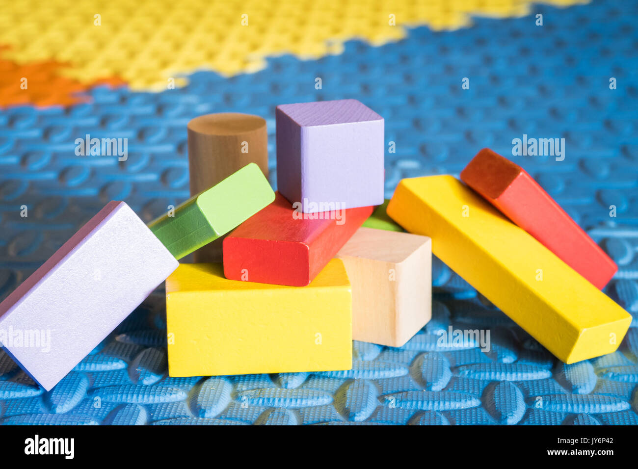 Colorblocked Toy Colorful toys hi-res stock photography and images - Alamy