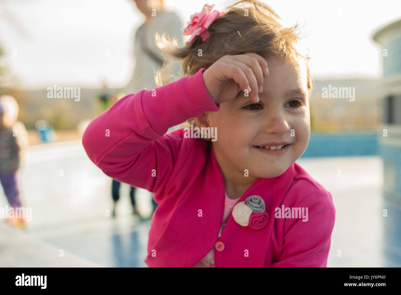 portrait of the lovely little girl Stock Photo - Alamy