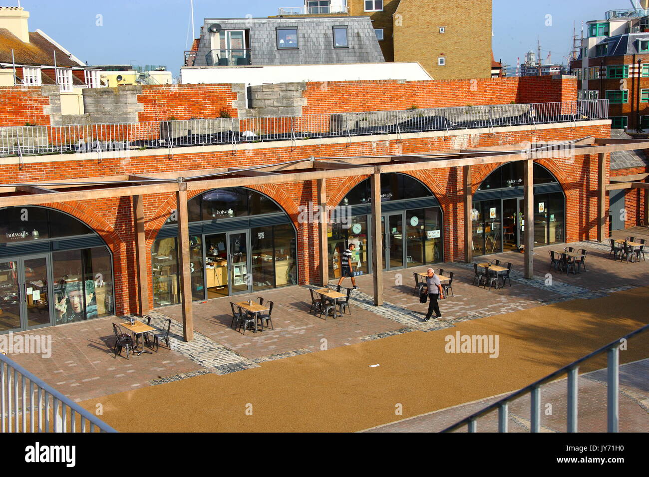 Views and places around Portsmouth, Southsea and Hayling Island Stock