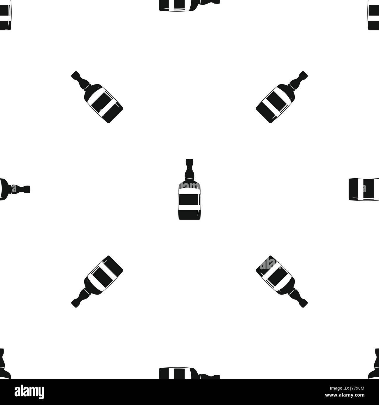 Brandy bottle pattern seamless black Stock Vector Image & Art Alamy