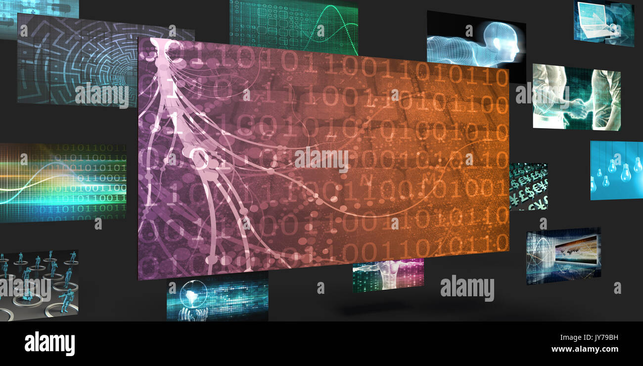 Technology Disruption Sales and Marketing Abstract Concept Stock Photo ...