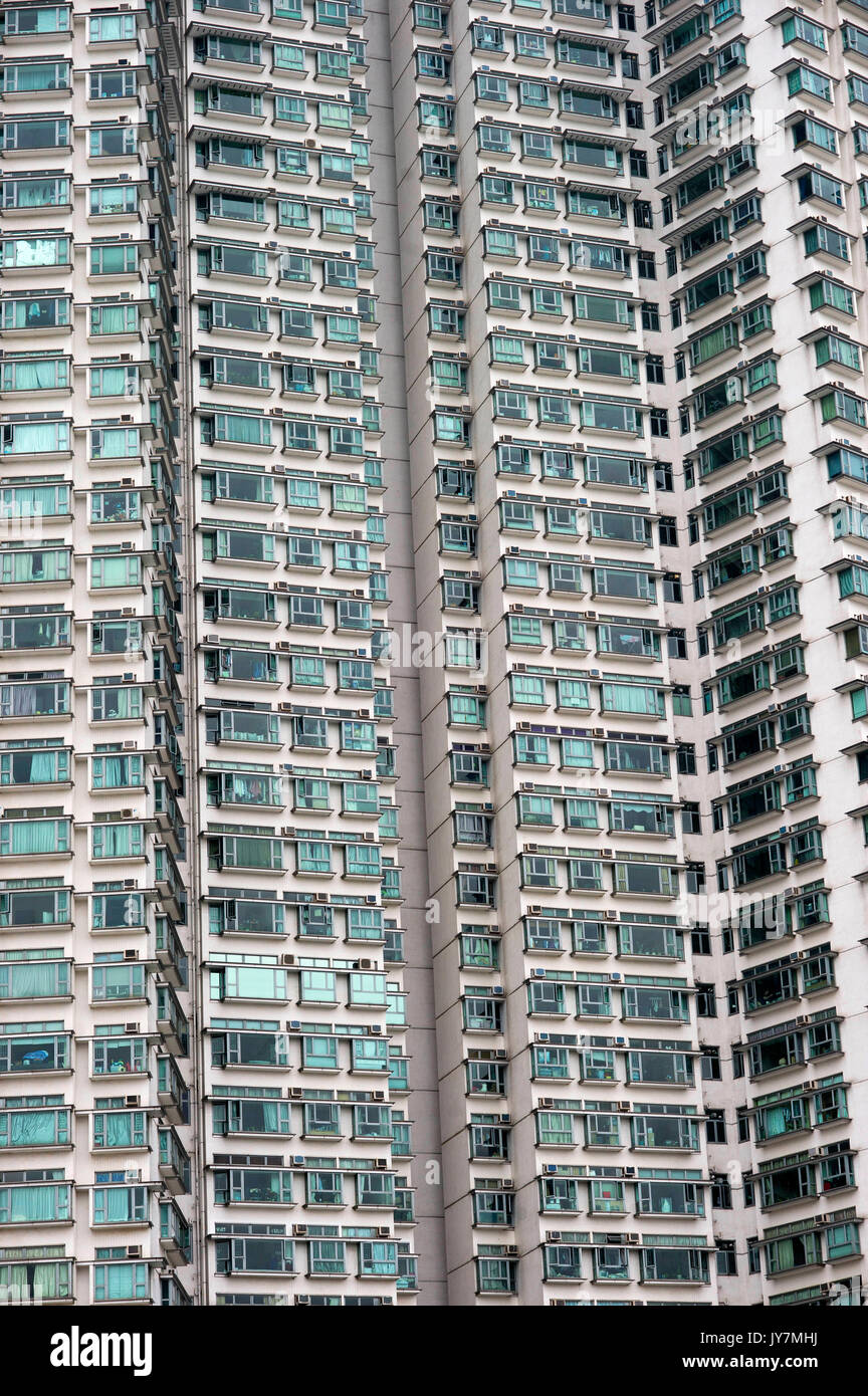 Highrise housing complex in Hong Kong Stock Photo Alamy