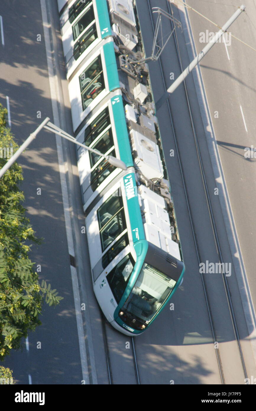 Barcelona Tram Network Stock Photo
