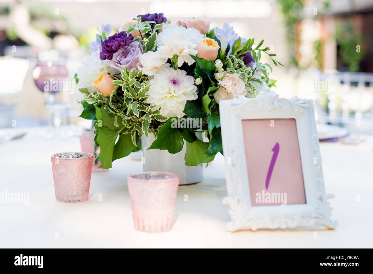 Garden And Table Set Stock Photos Garden And Table Set Stock