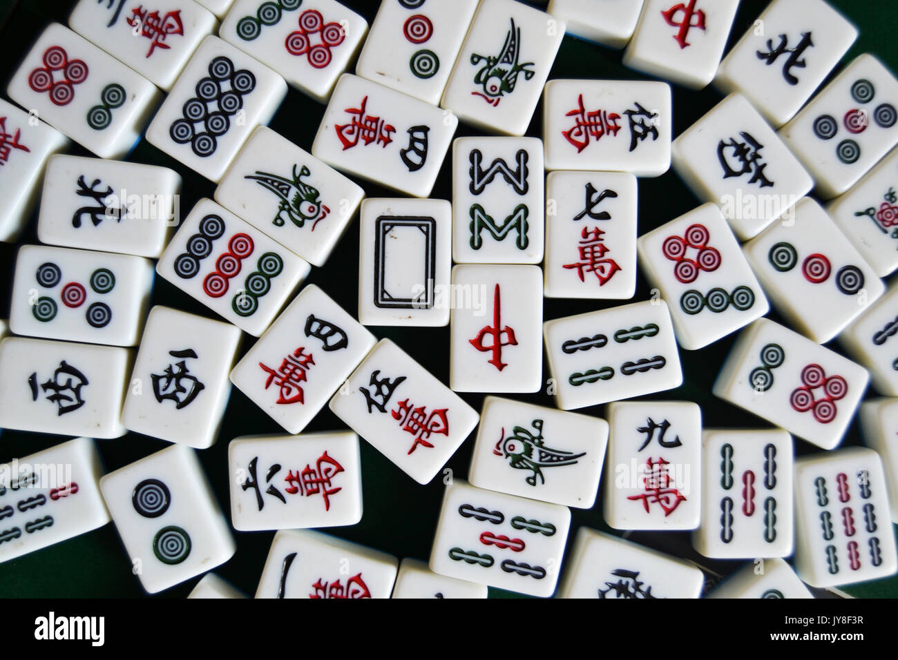 Mahjong Solitaire stock image. Image of chinese, asia - 100025657