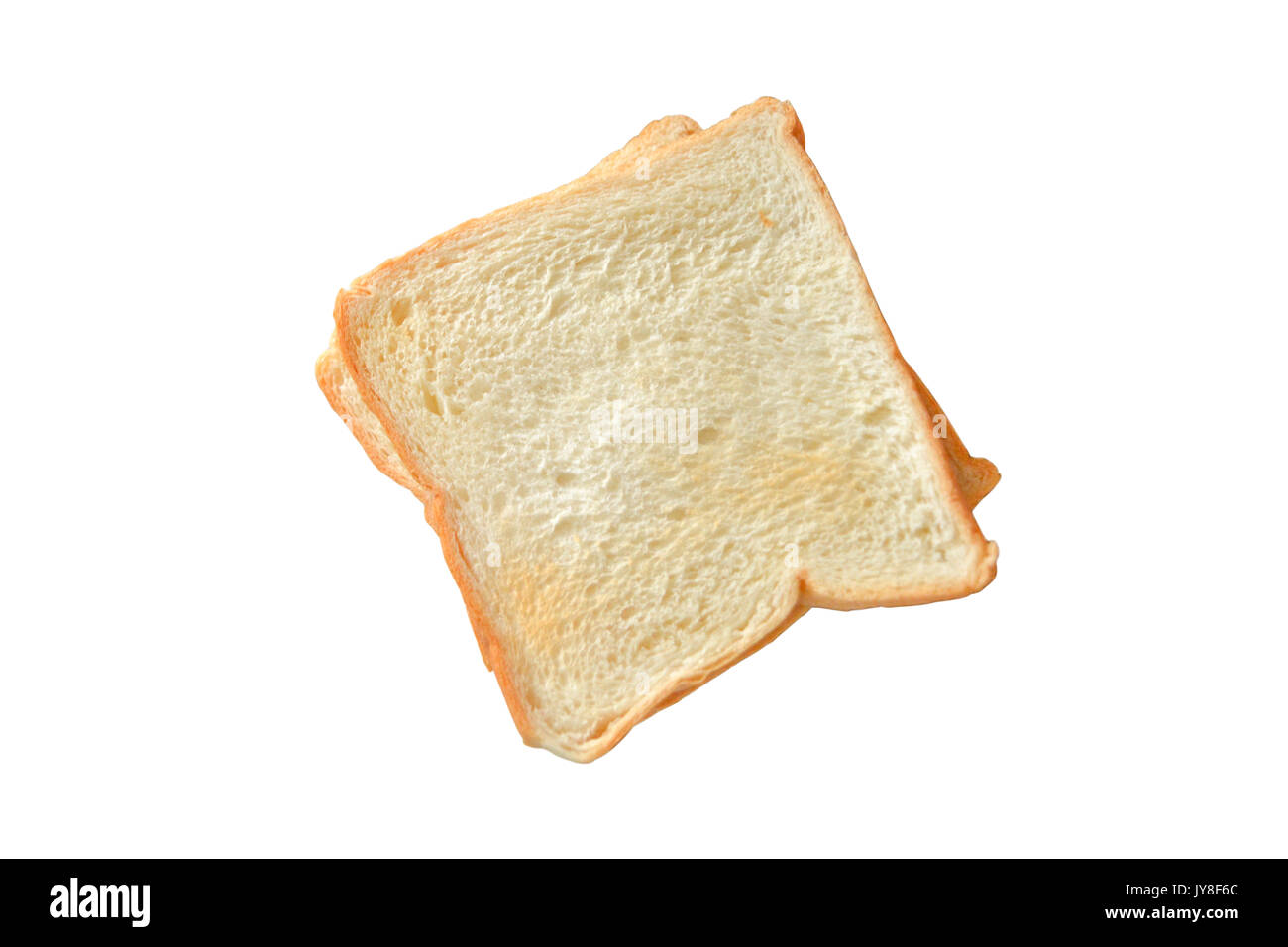 slice of bread with isolated white background Stock Photo - Alamy
