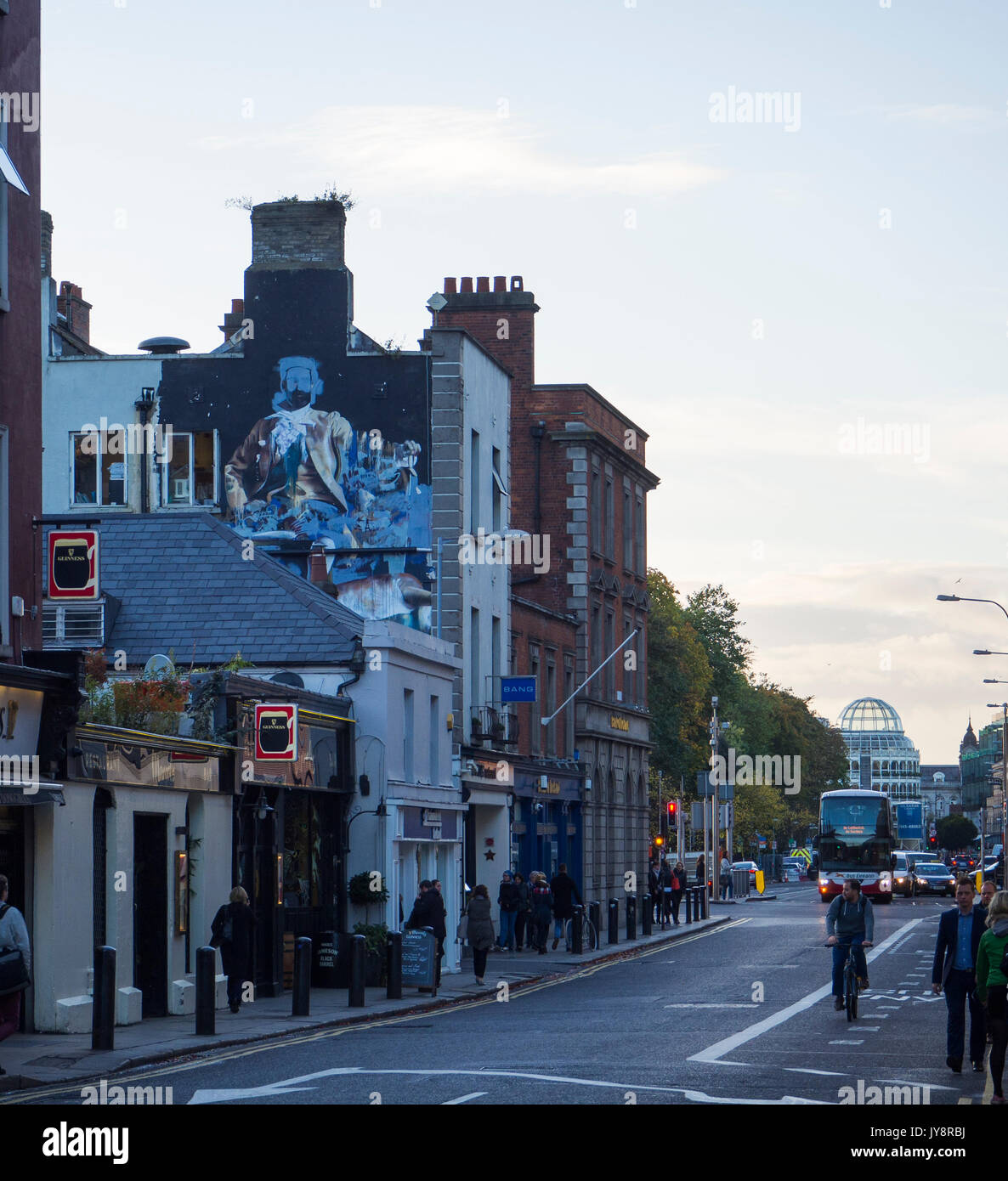 Street art in Dublin. Ireland Stock Photo Alamy