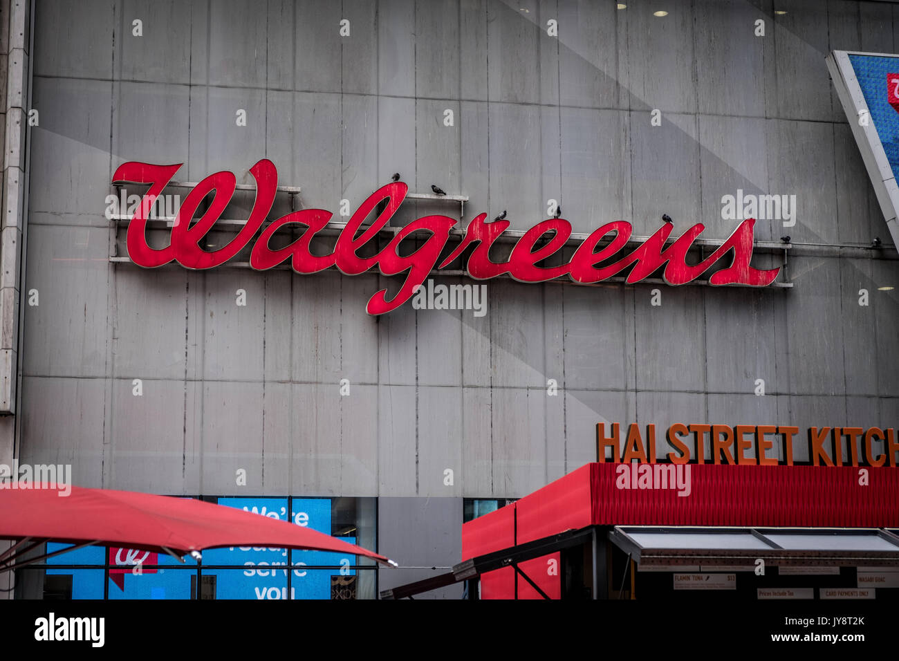 New York, United States of America - July 8, 2017.  Walgreen Company. Stock Photo