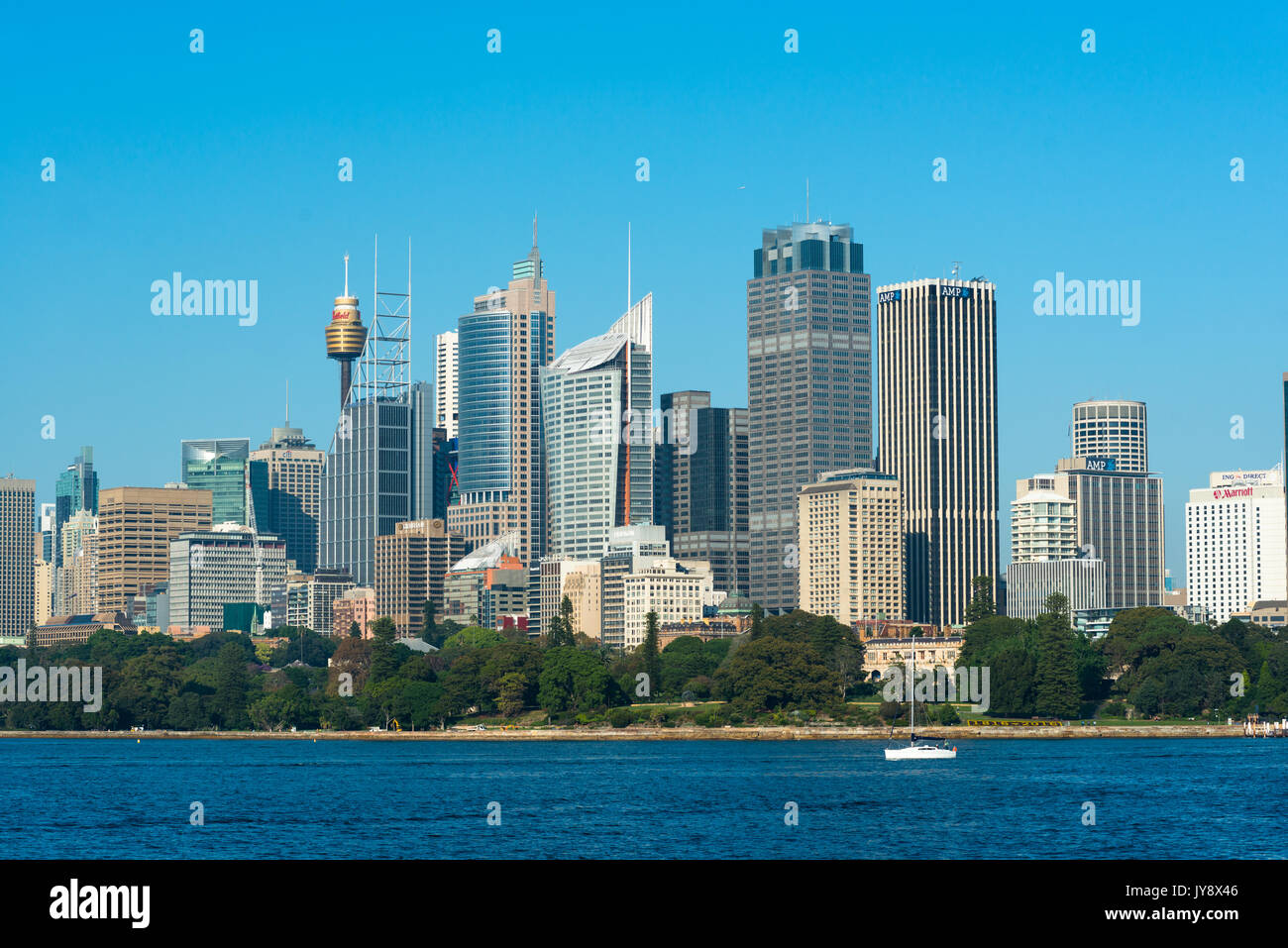 Sydney city skyline, New South Wales, Australia. Stock Photo