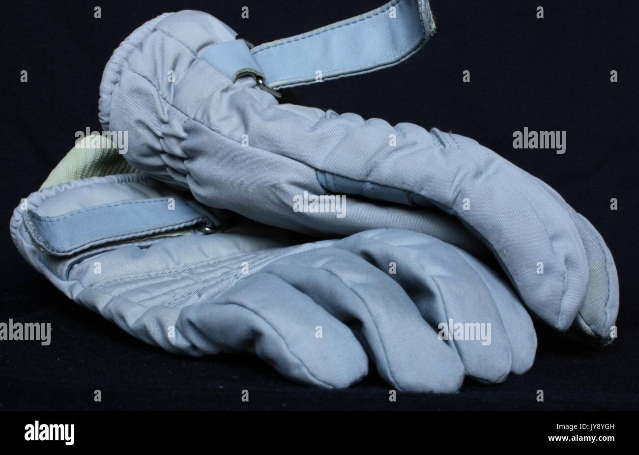 Thermal insulating gloves Stock Photo