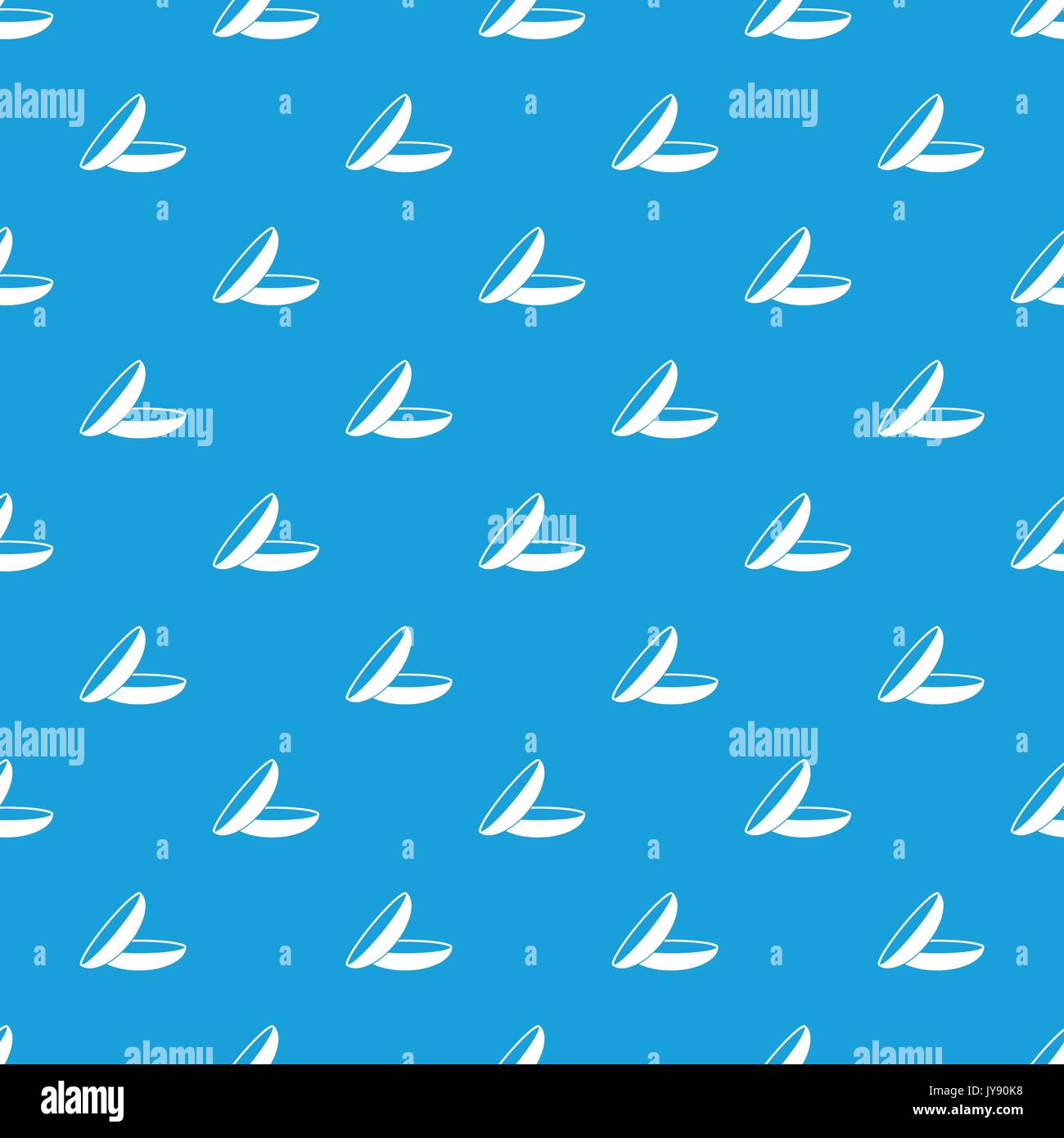 Contact lenses pattern seamless blue Stock Vector