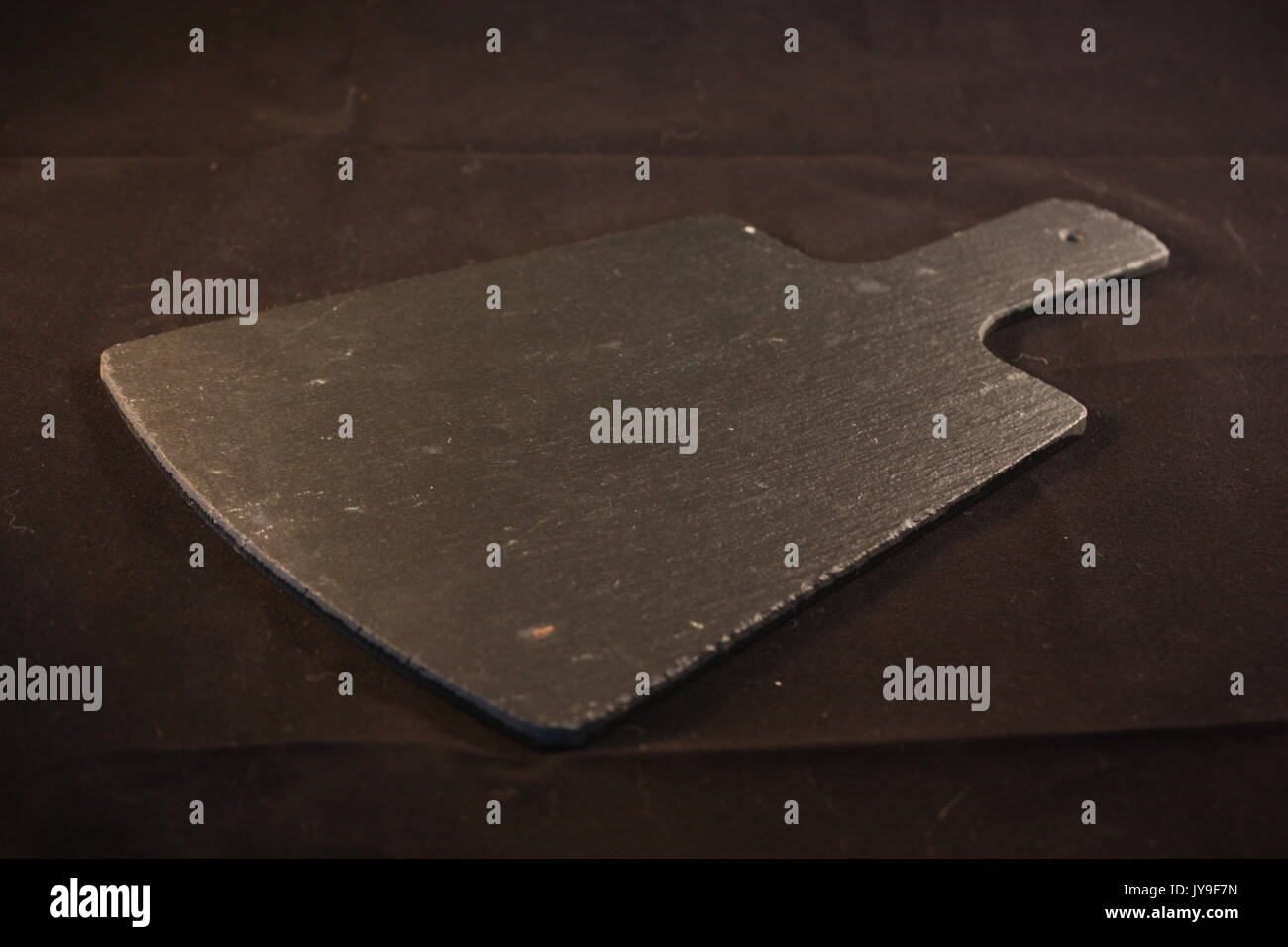 Slate chopping board Stock Photo