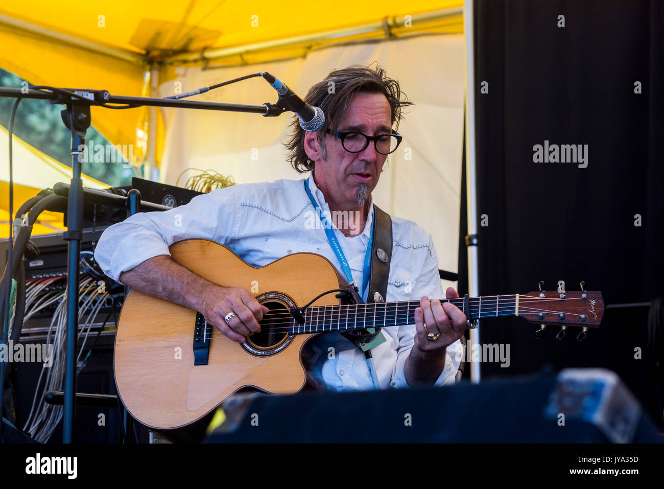 Canmore Folk Music Festival, Canmore, Alberta, Canada Stock Photo