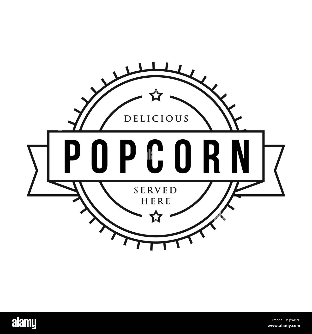 Cartoon popcorn Black and White Stock Photos & Images Alamy