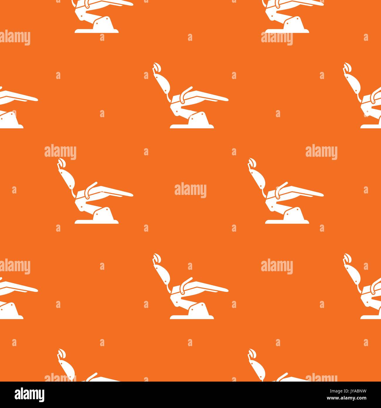 Dentist chair pattern seamless Stock Vector