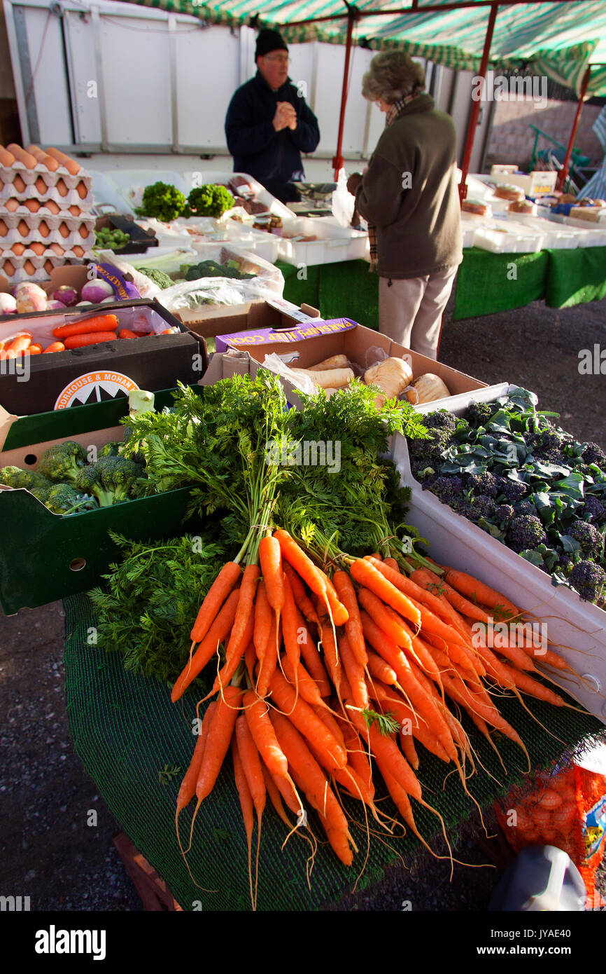 Hatherleigh farmers' market, Hatherleigh, Devon Stock Photo - Alamy