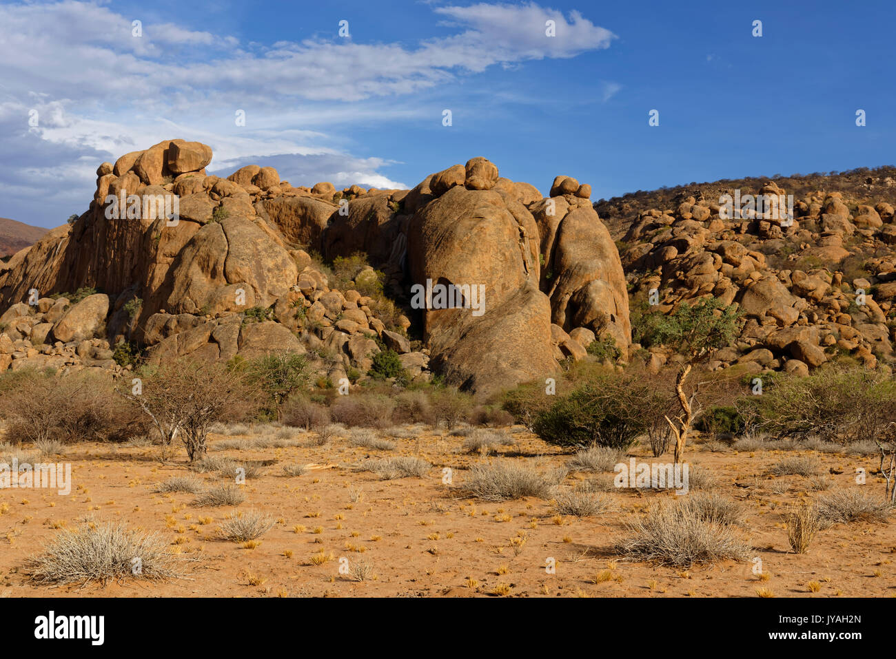 Farm Omandumba (guest farm) Granite rocks (Natural monument "Three