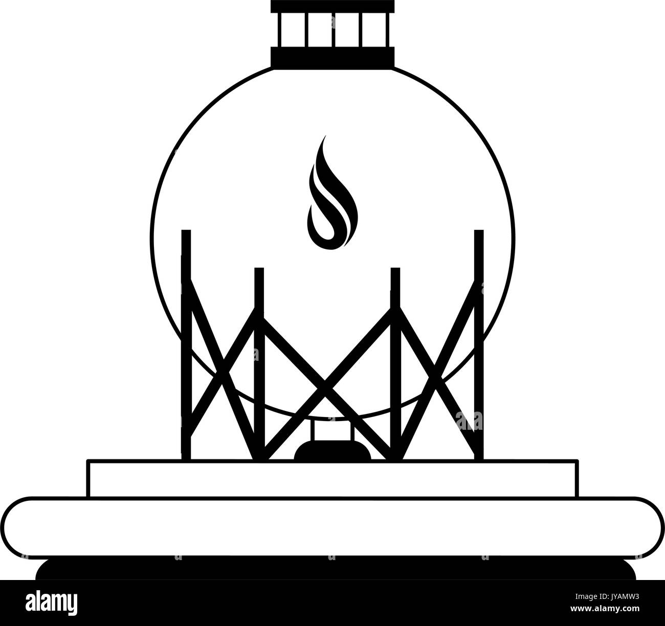 plant natural gas industry icon image Stock Vector Image & Art - Alamy