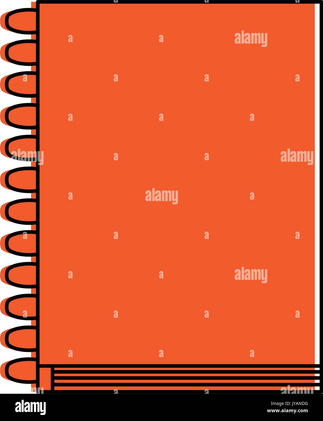 wired closed notebook icon image Stock Vector Image & Art - Alamy