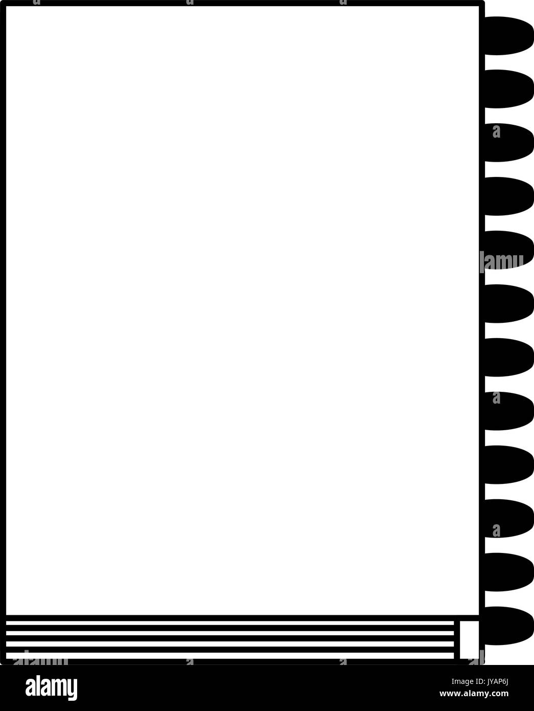 wired closed notebook icon image Stock Vector Image & Art - Alamy