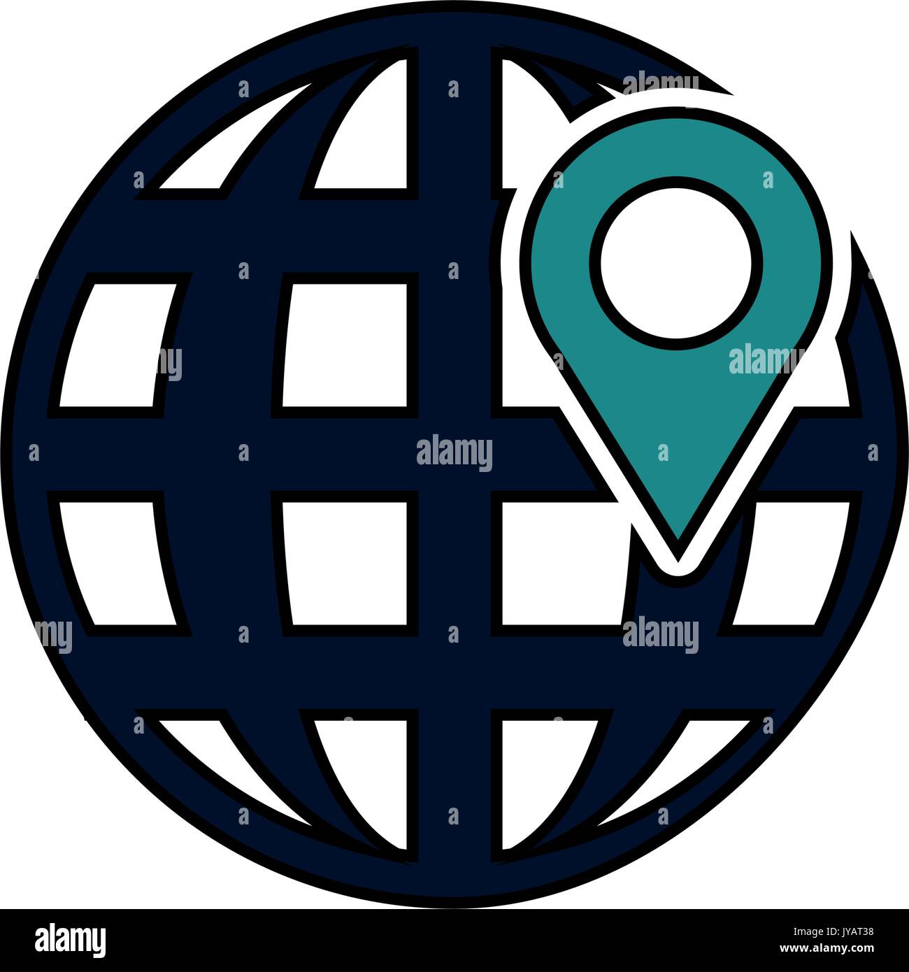 earth globe diagram icon image Stock Vector Image & Art - Alamy