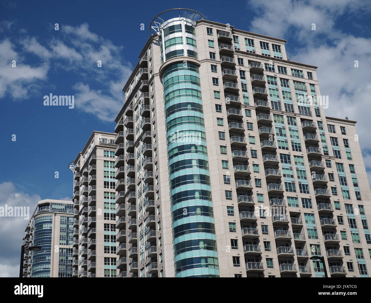 modern apartment building Stock Photo