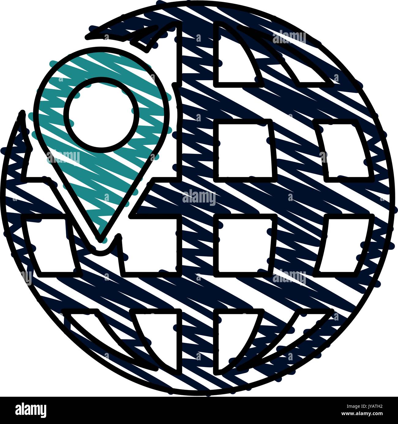 earth globe diagram icon image Stock Vector Image & Art - Alamy