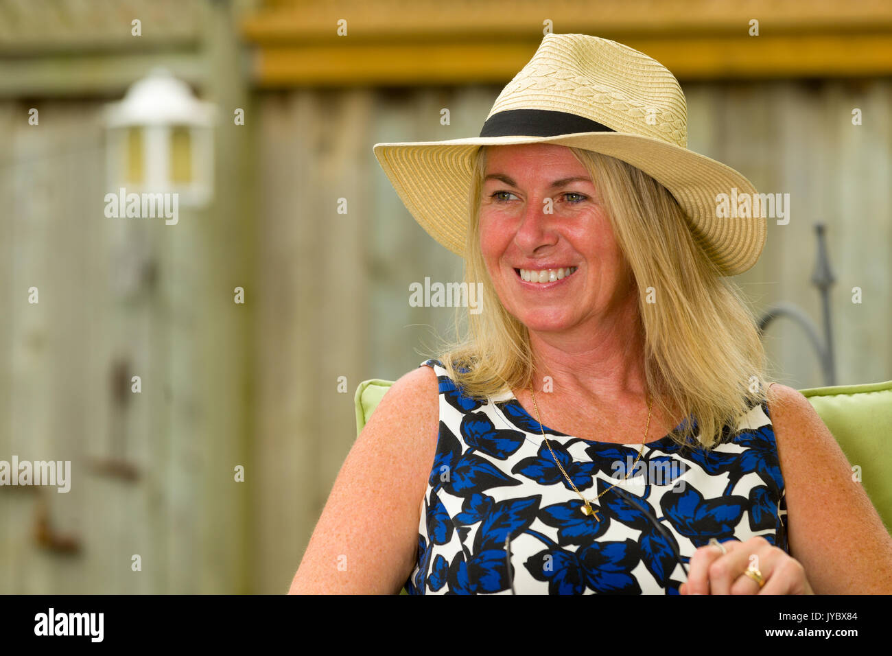 Attractive middle aged blonde woman hi-res stock photography and images ...