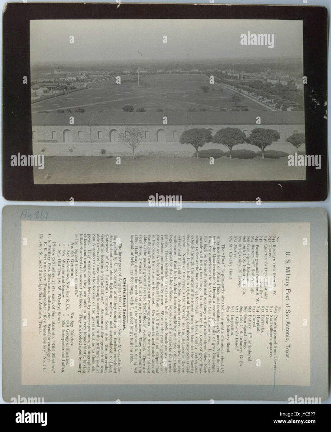 Parade ground from Tower Stock Photo Alamy