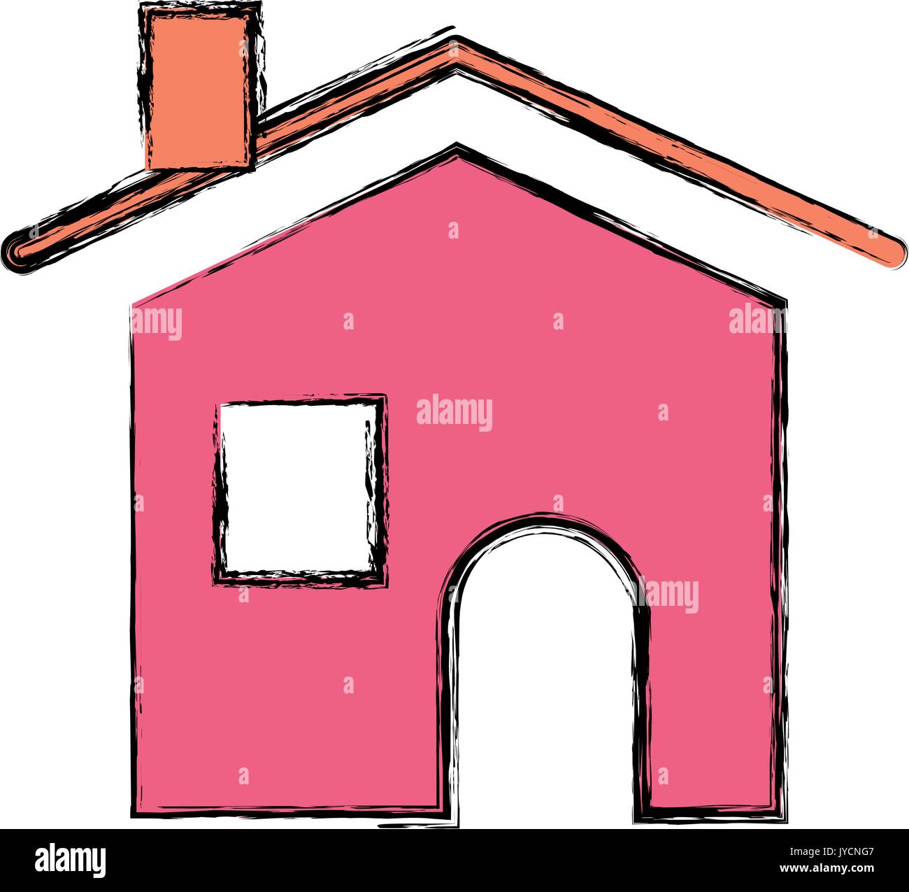 House real estate Vector Illustration Stock Vector Image & Art - Alamy